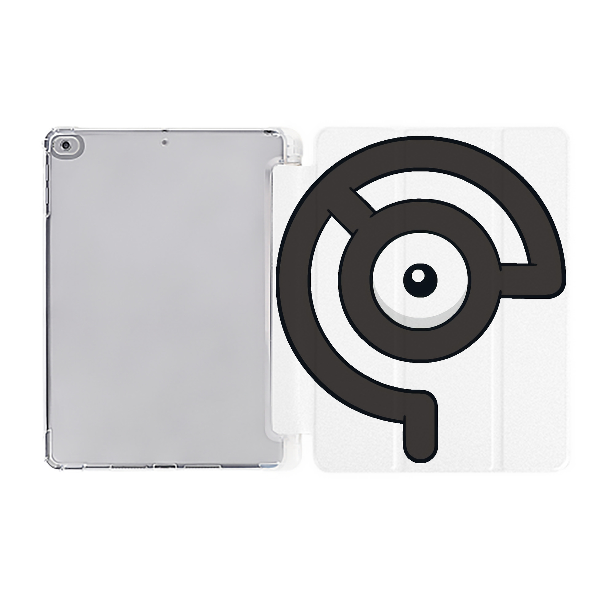 （画像用） ポケットモンスター Pokémon IPad ケース ペン収納付き 三つ折りスタンド PUレザー×シリコン 対応機種9.5/10.5/10.9インチ